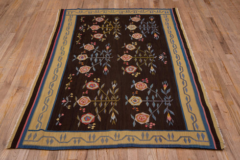 Antique Kilim Area Rug (4' x 6')